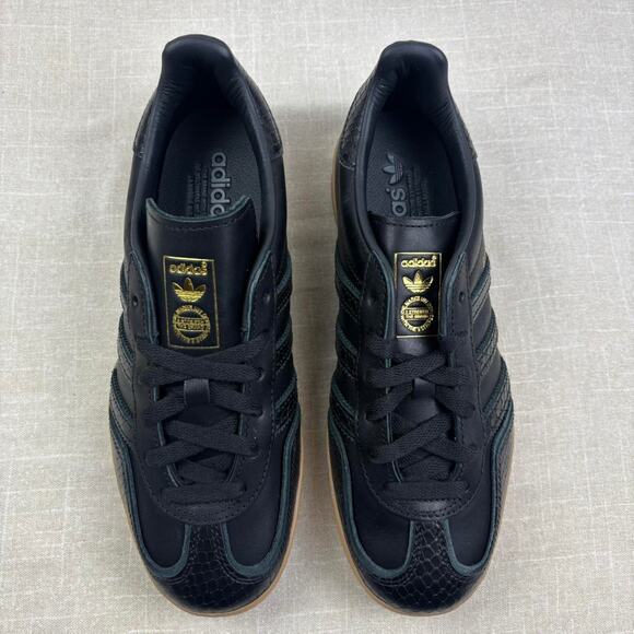 🐍 Adidas Gazelle Indoor “Core Black Snakeskin” 8W - Picture 3 of 6